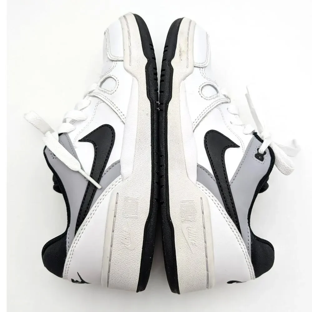 Nike Full Force Low Big Shoes Kids' White/Pewter/Black Size US4.5Y EU36.5 - Picture 13 of 14